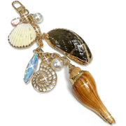 Jacqueline Kent Ocean Treasures Shells Purse Charm Keychain
