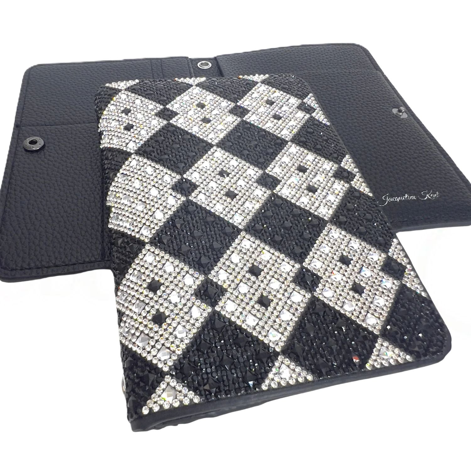 Jacqueline Kent Crystal Embellished Passport Holder