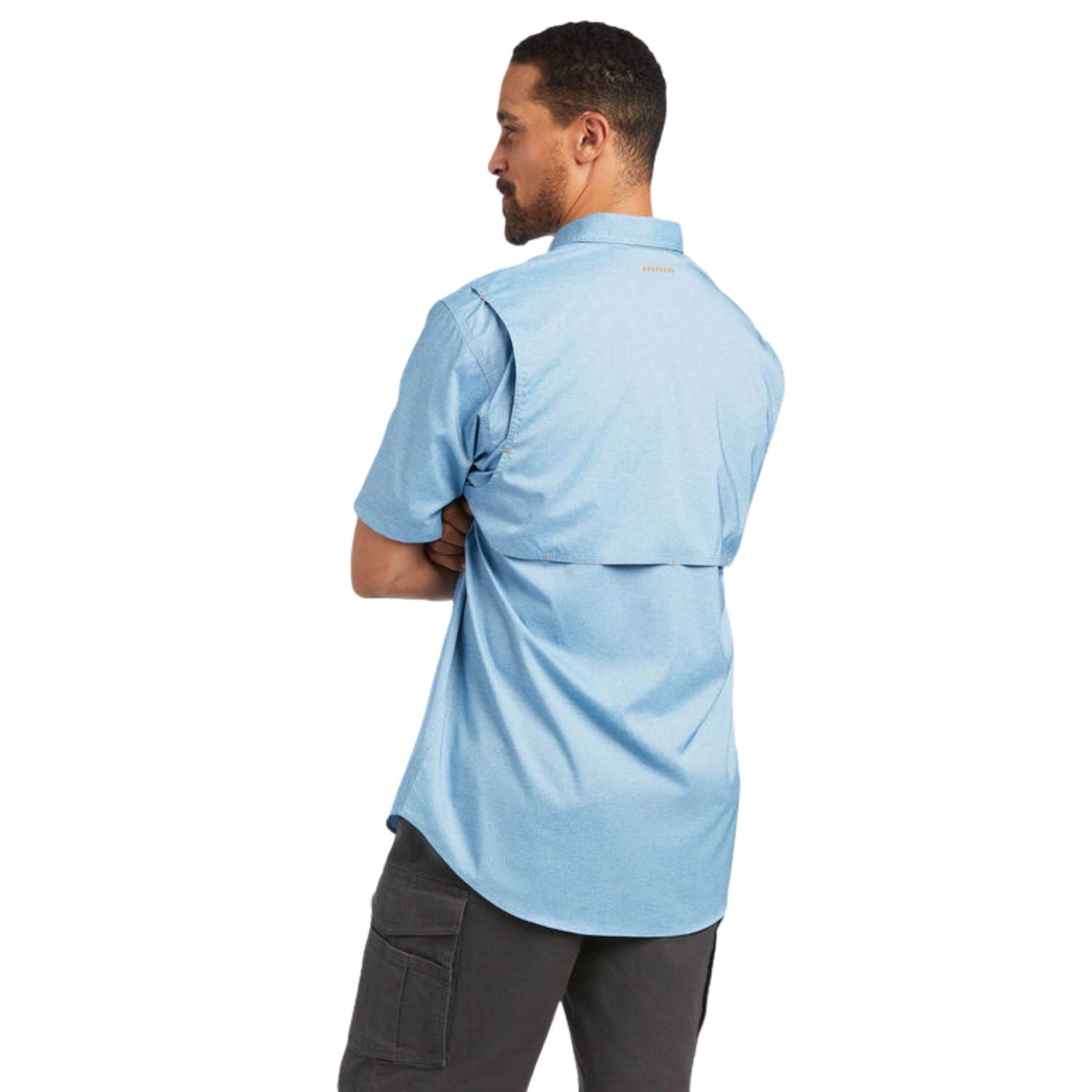 Ariat Mens Rebar Made Tough VentTEK DuraStretch Short Sleeve Work Shirt