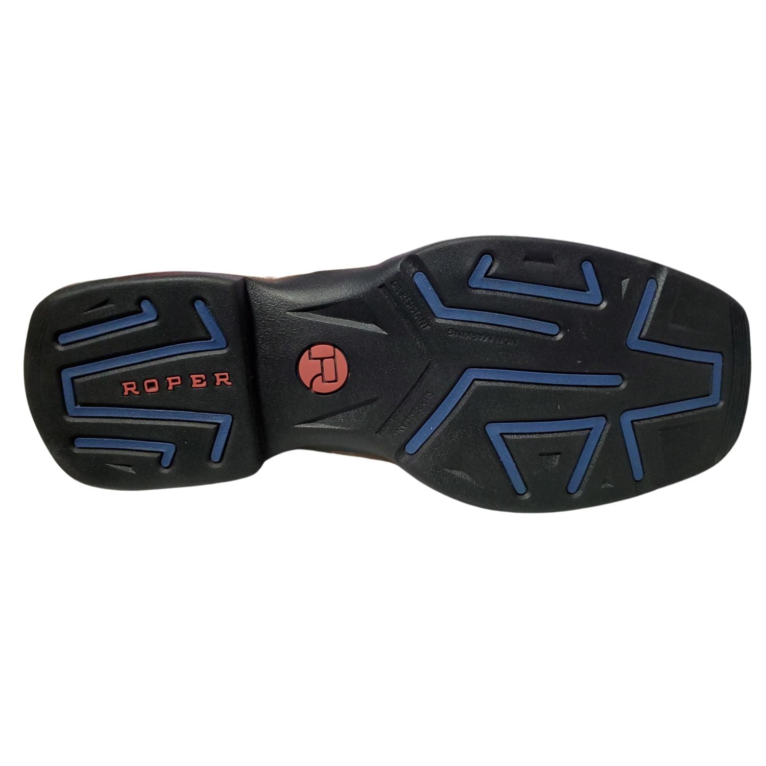 Roper Mens Wilder Leather Slip On Square Toe Shoes, Vintage Tan