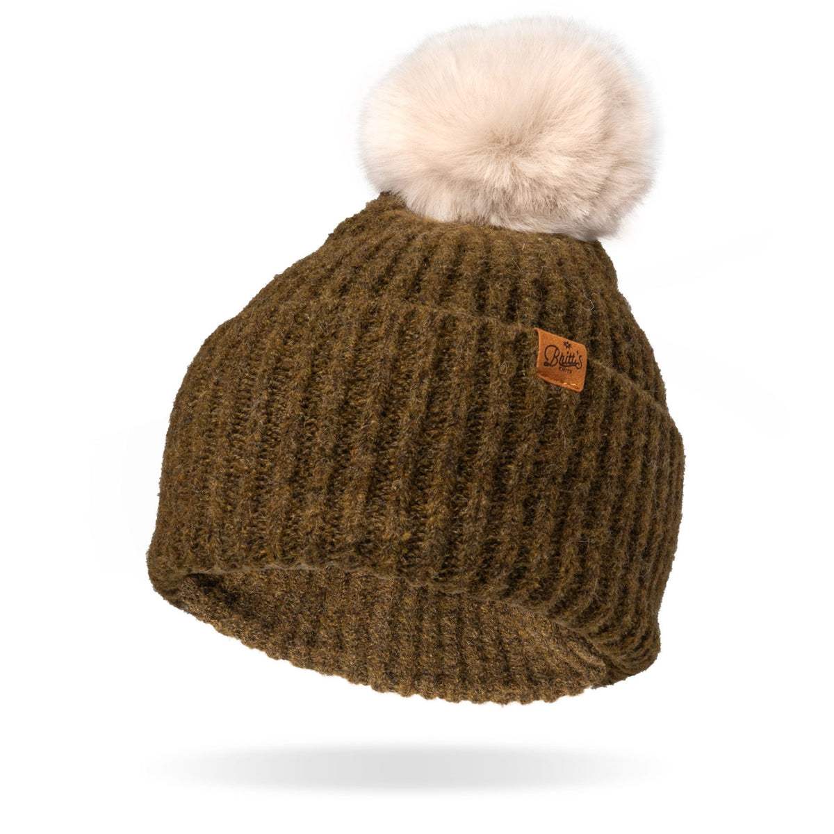 Britt's Knits Wool Blend Kindred Pom Hat