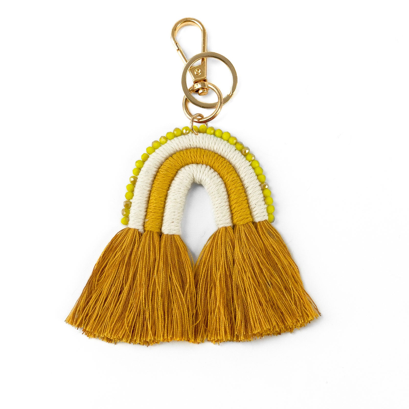 Olivia Moss Yucatan Macrame Charm Keychain