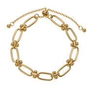 Jane Marie 18K Gold Plated Geometry Chain Bracelet