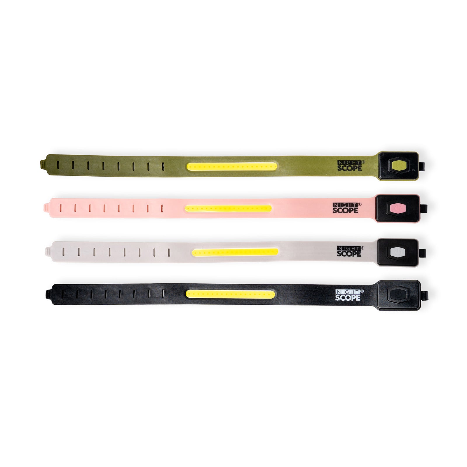Night Scope Rechargeable LED Light Up Safety Wrist Band