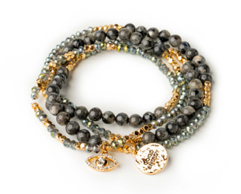 Soul Stacks Bracelet Bar Terra Stone Wrap Bracelet & Necklace