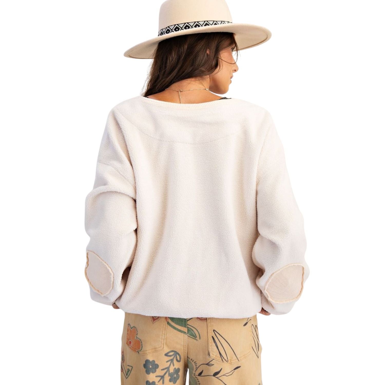 Easel Womens Soft Wash Fleece Jacket