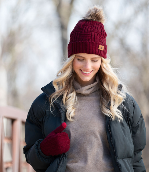 Britt’s Knits Beyond Soft Beanie Pom Pom Hat