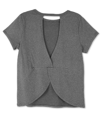 FITKICKS CROSSOVERS Active Lifestyle T-Shirt, Open Back