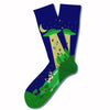 Two Left Feet Printed Adult Sock, Small Feet