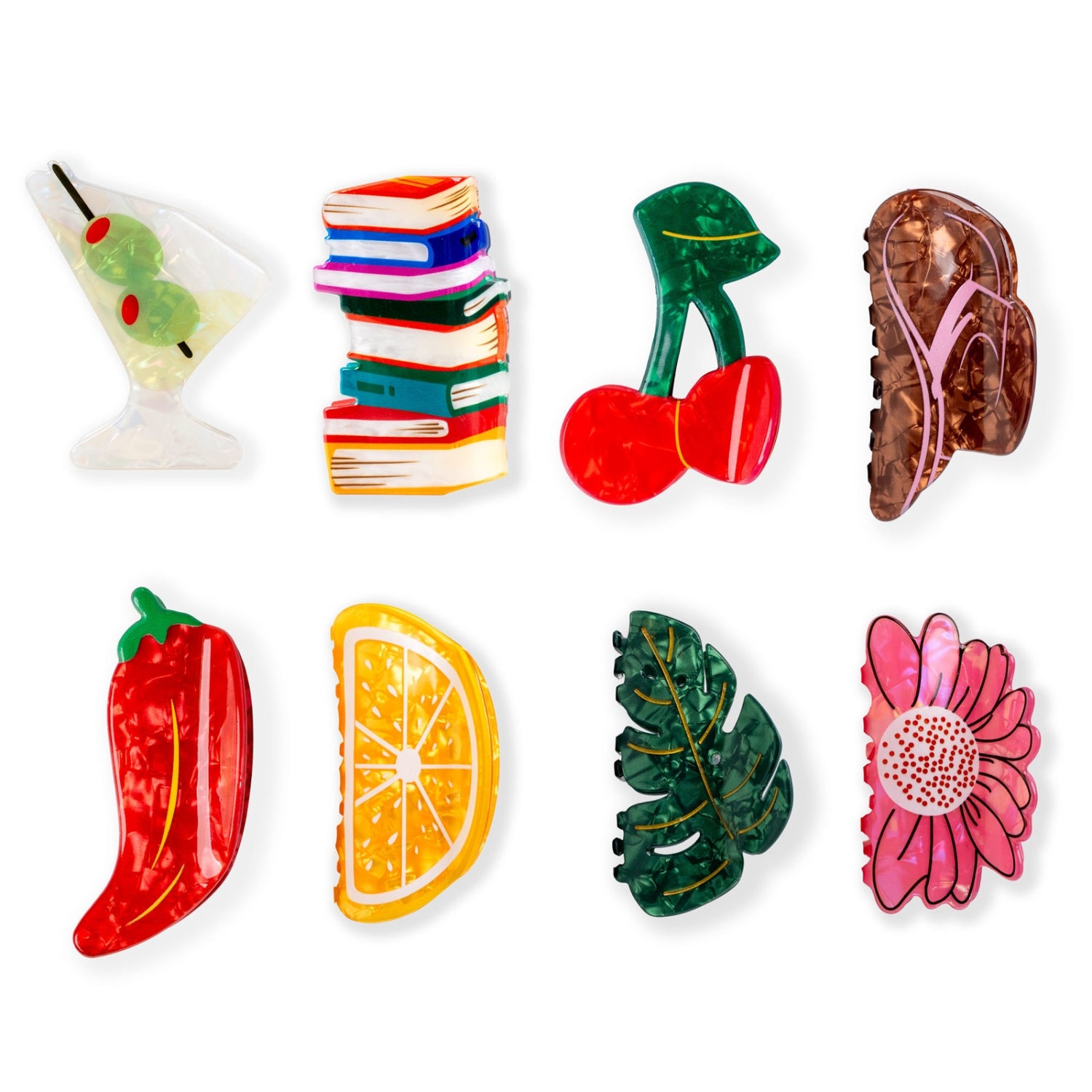 Crush "Wild Card" Claw Hair Clips