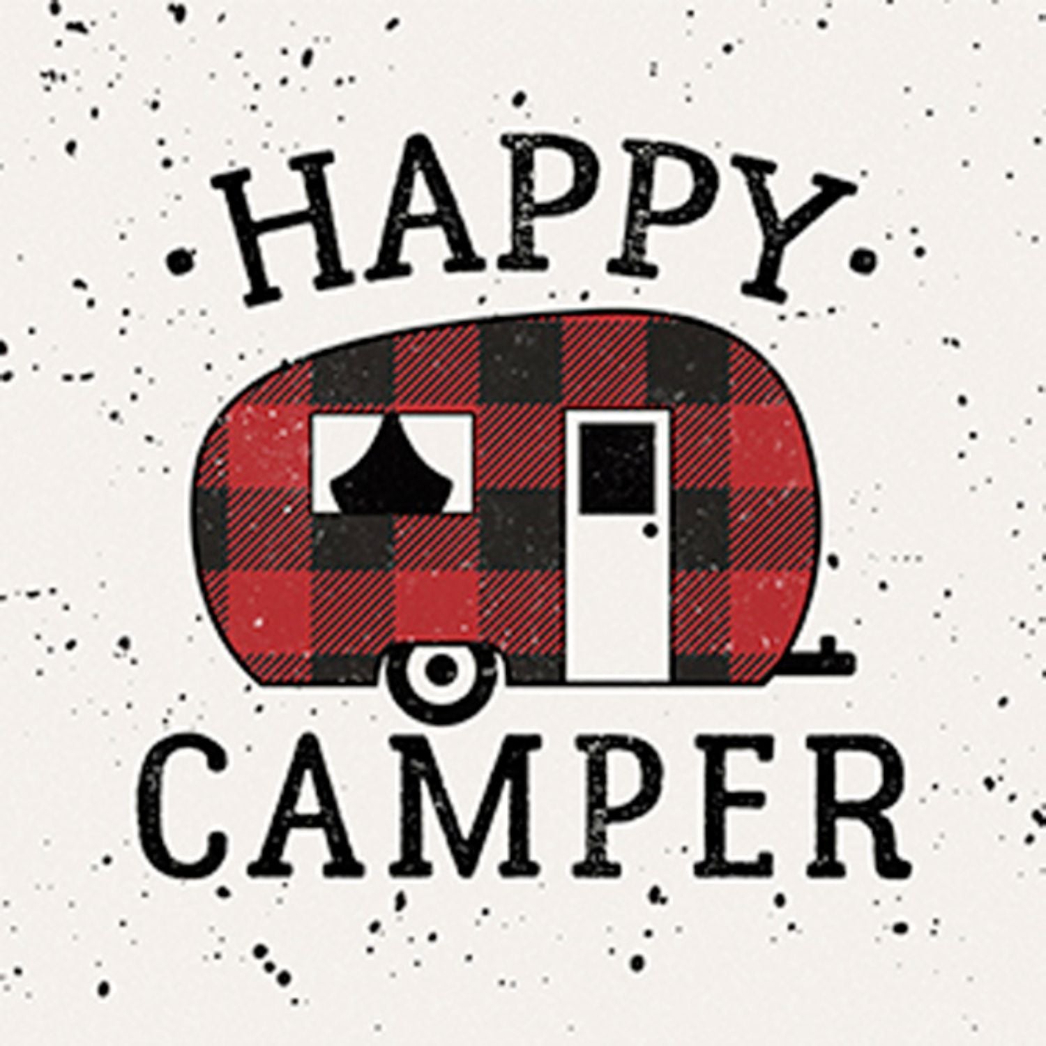 Carson Home Accents Square House Coaster Set