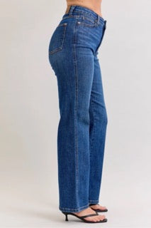 Judy Blue High Waist Tummy Control Straight Denim Jeans