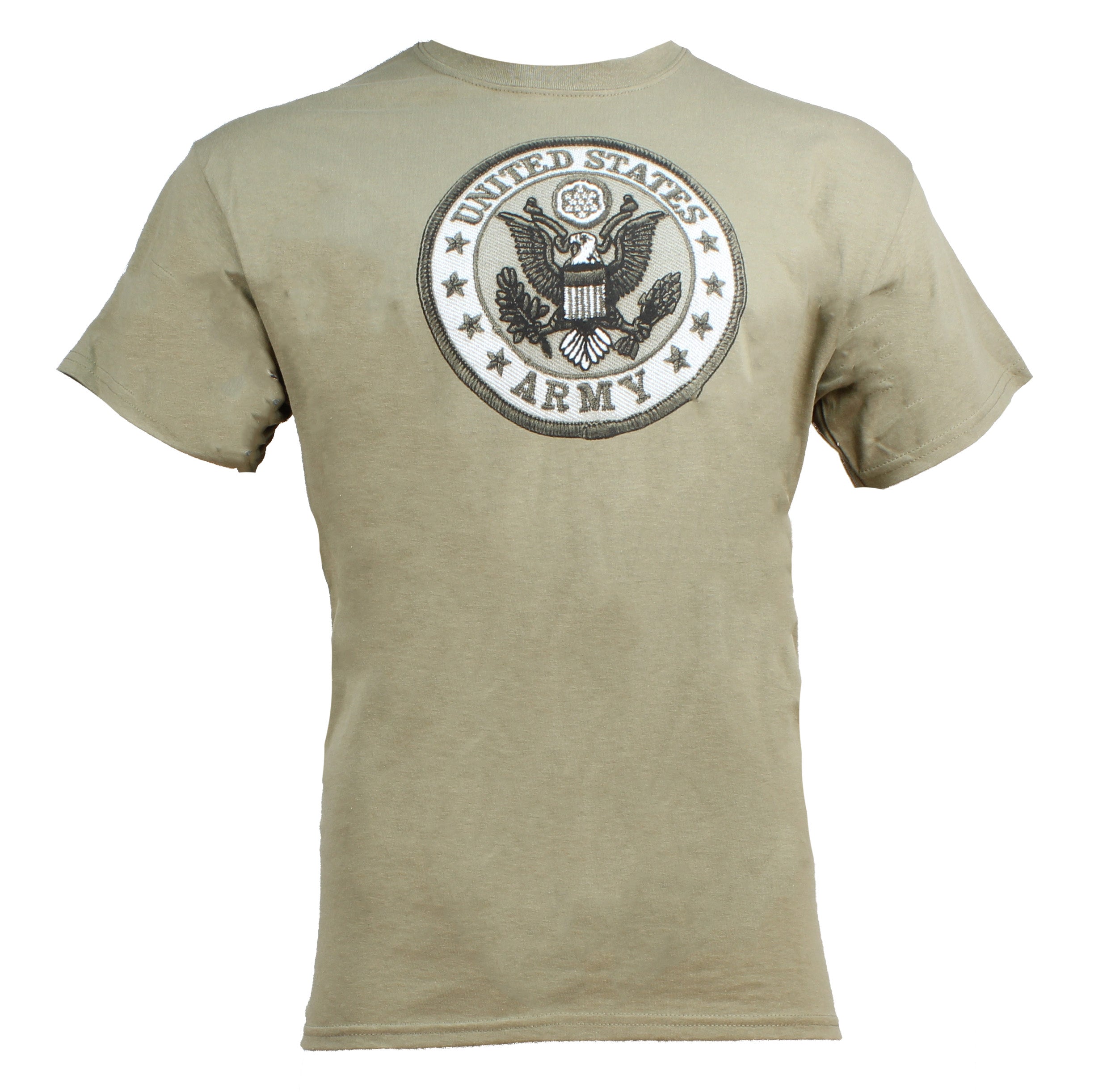 Joe Blow Military Graphic Cotton Tee Shirt (Army / Prairie Dust, Large)