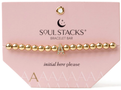 Soul Stacks Bracelet Bar, Crystal Numbers