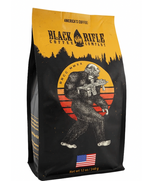 Black Rifle Coffee Company, Tactisquatch, Dark Roast, Whole Bean, 12 oz Bag