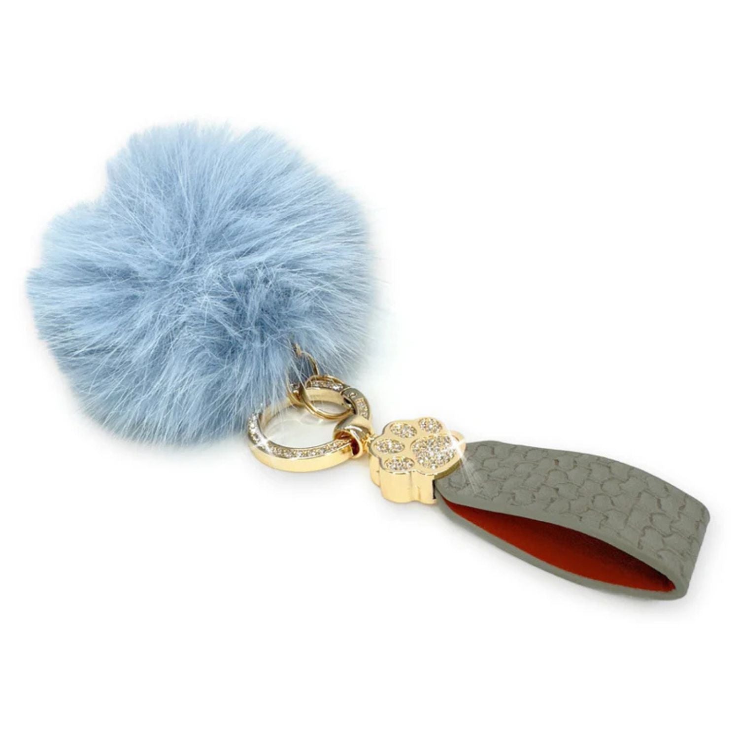 Jacqueline Kent Faux Fur Fantasy Pendant Keychain