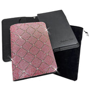 Jacqueline Kent VIP Pink Cross Crystal Embellished Notebook
