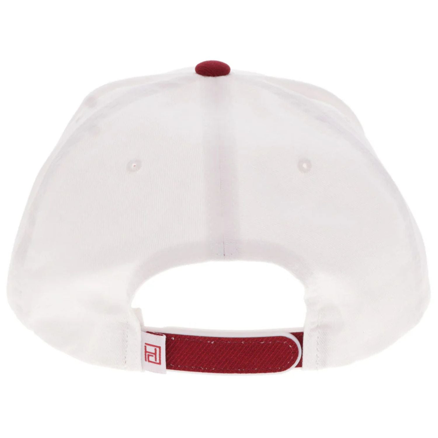 Hooey Mens Cowboy Golf Western Swing Logo Adjustable Snapback Cap Hat, White/Red