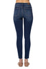 Judy Blue Womens High Waist Button Fly Cutoff Skinny Jeans