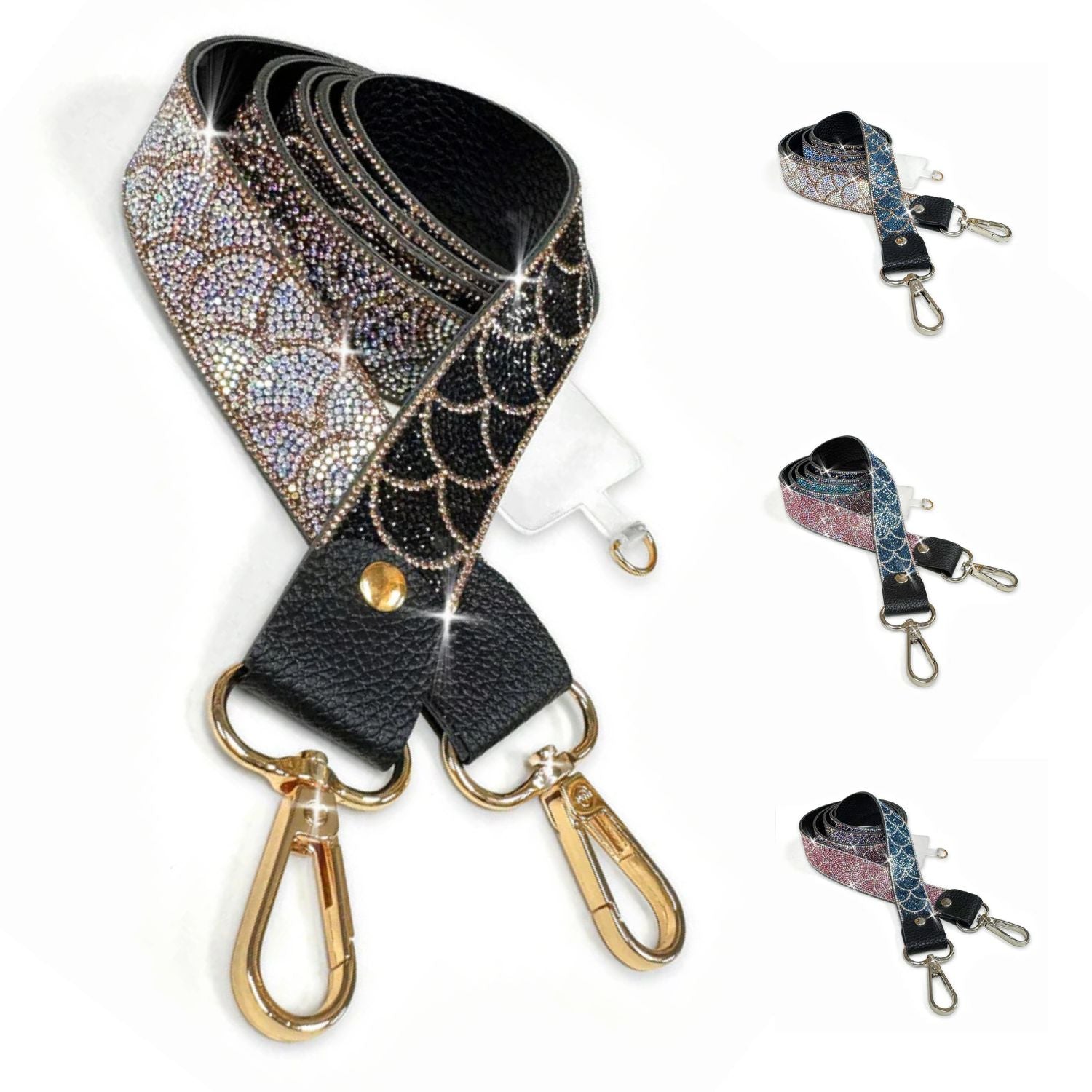 Jacqueline Kent Mermaid Crossbody Lanyard Phone Purse Strap