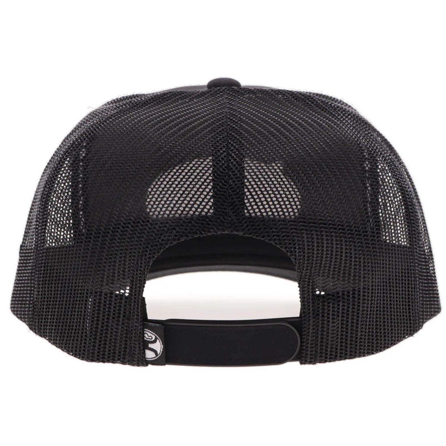 Hooey Mens Cactus Ropes Circle Patch Adjustable Snapback Cap Hat, Black