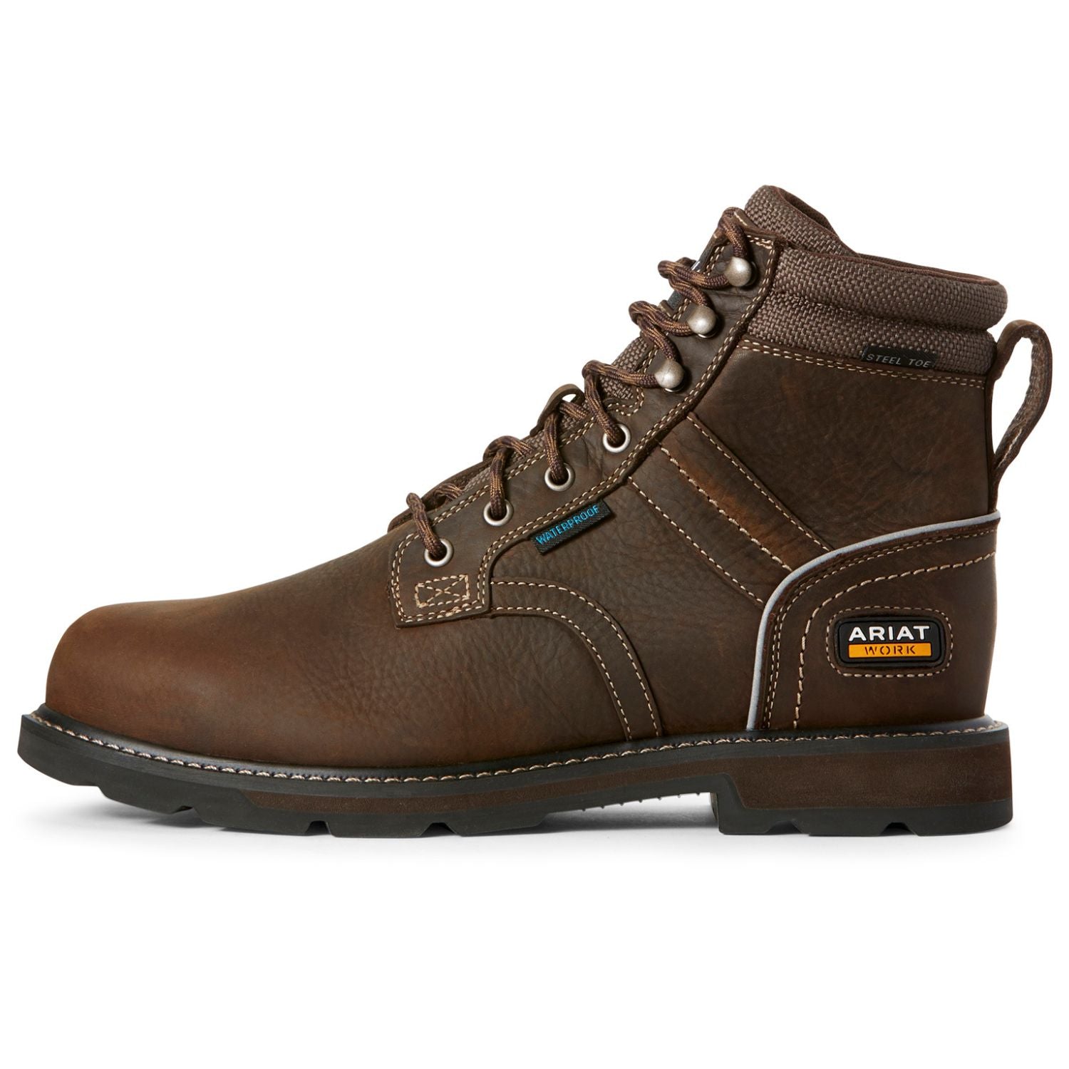 Ariat Mens Groundbreaker 6" II H2O Steel Toe Work Boots