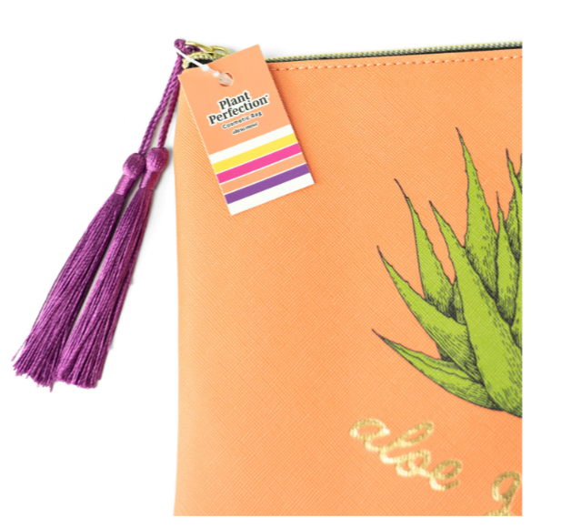 Olivia Moss Plant Perfection Cosmetic Make Up Bag, Aloe Gorgeous, Fancy Plants