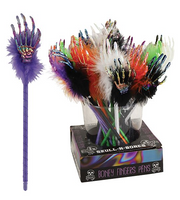 Skull-N-Bones Metallic Boney Fingers Pen, Assorted