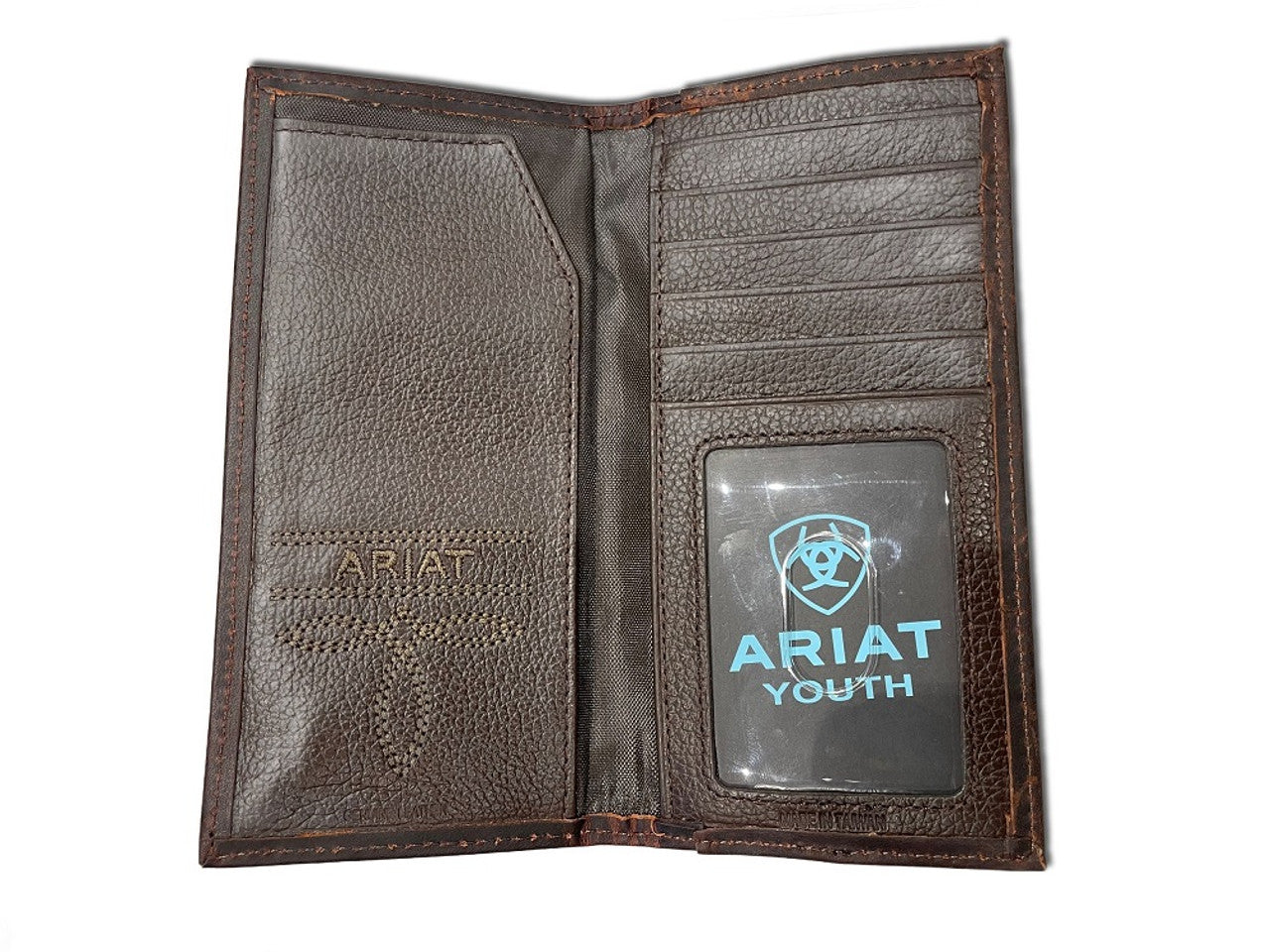 Ariat Youth Floral Embossed Leather Rodeo Wallet