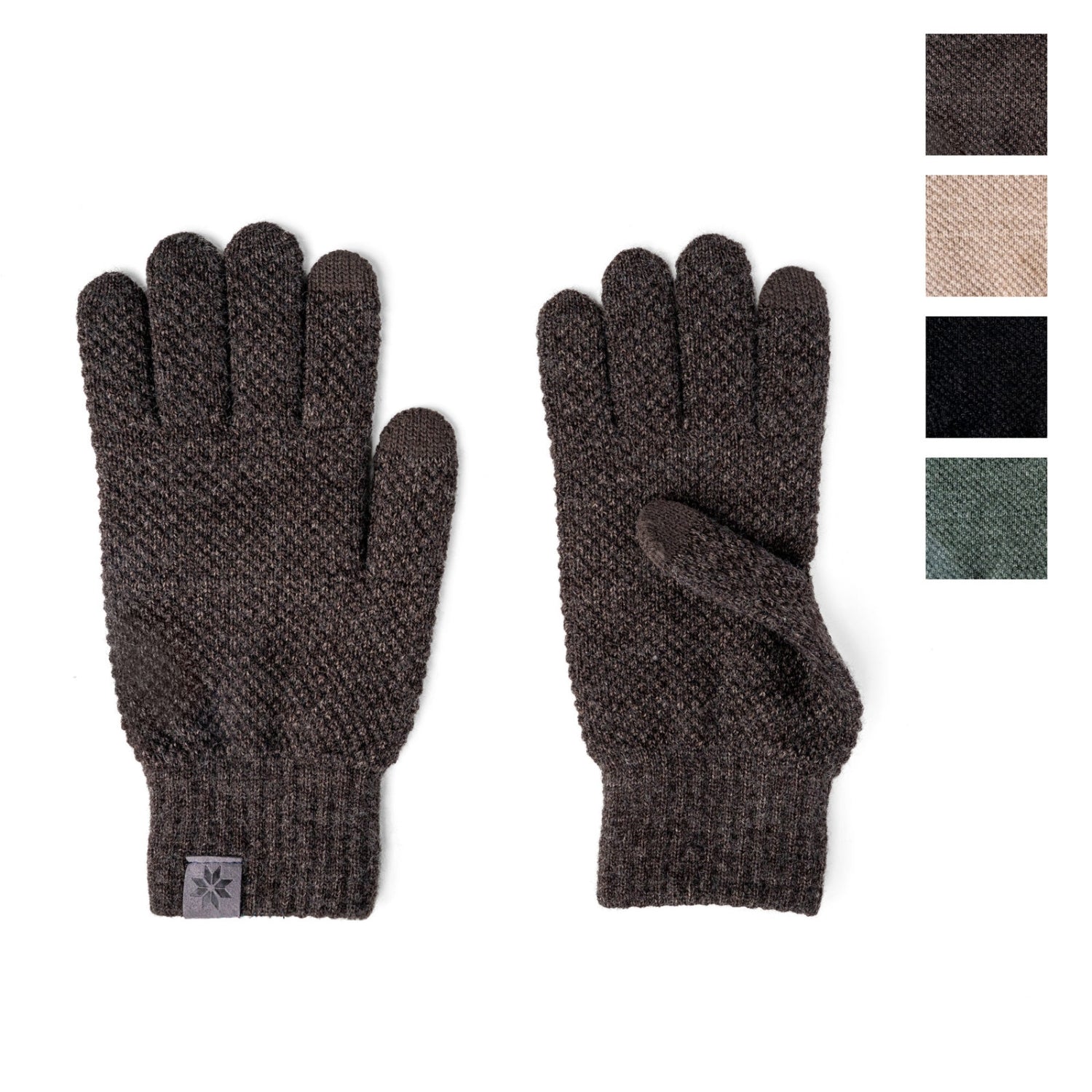 Britt's Knits Men's Moss Stitch Knit Tahoe Gloves
