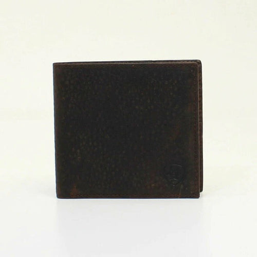 Ariat Men's Rowdy Shield Logo Brown Bifold Wallet