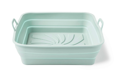 Krumbs Kitchen Essentials Collapsible Silicone Air Fryer Basket, Cook More Clean Less, Round or Square