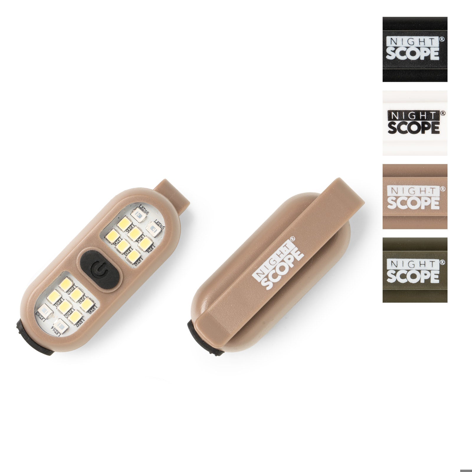 Night Scope Rechargeable Ultra Bright LED 7-Mode Clip on Light