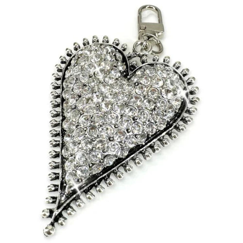 Jacqueline Kent Pave Heart Tumbler Charm