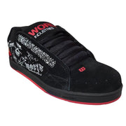 World Industries Mens Smith Skateboard Shoes, Black/White/Red