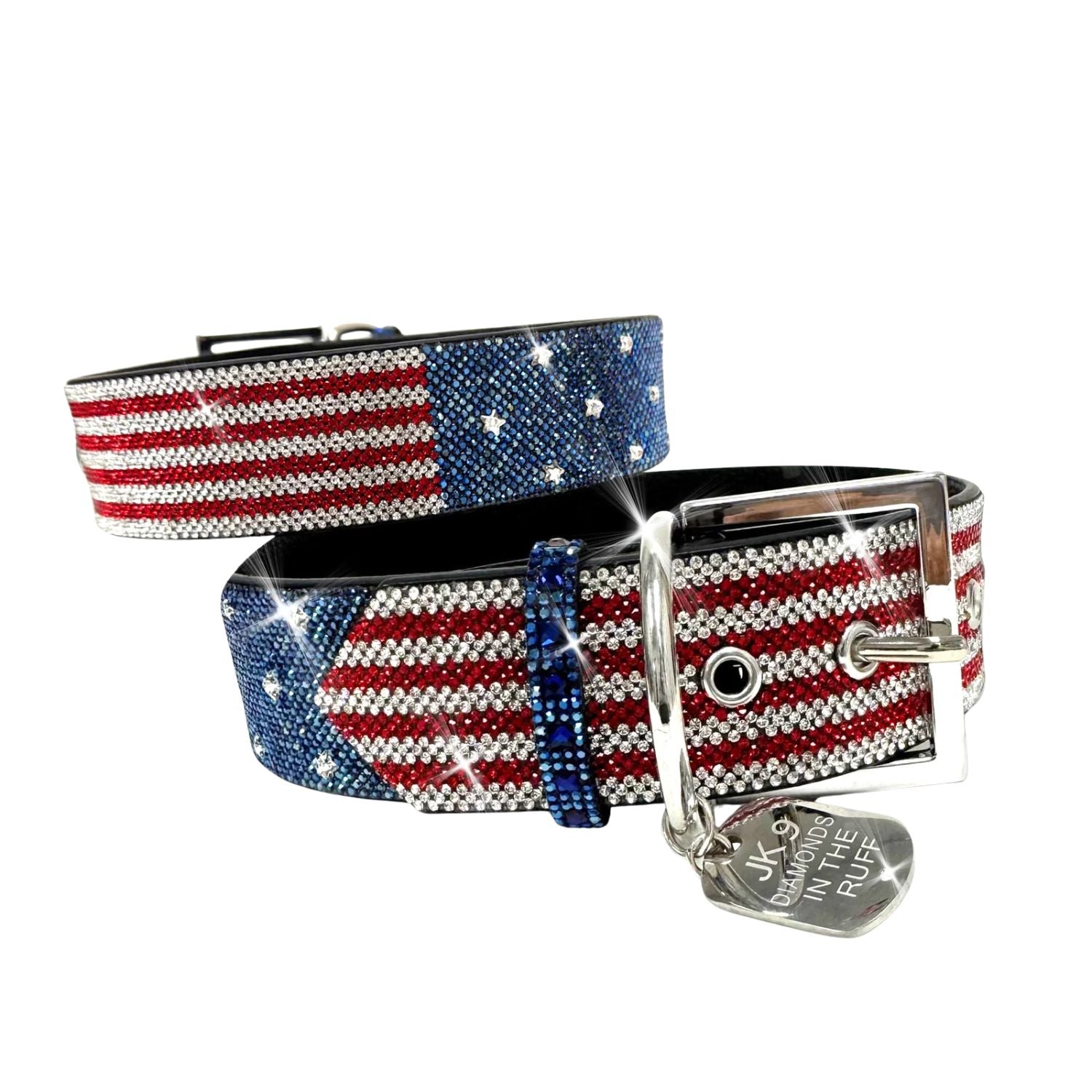 Jacqueline Kent Crystal Embellished Dog Collar, Large