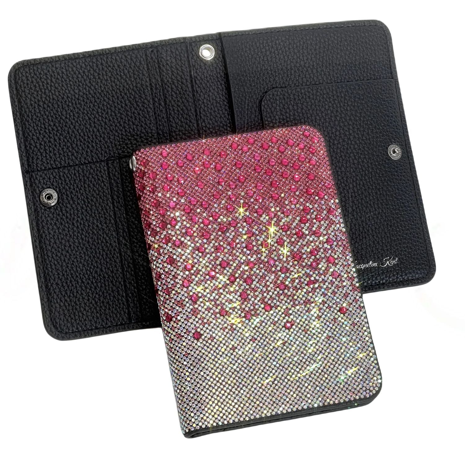 Jacqueline Kent Crystal Embellished Passport Holder