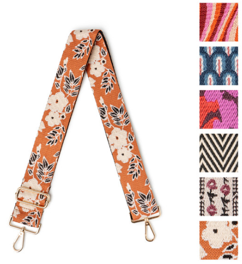 Kedzie Wildflower Interchangeable Strap for Purse, Handbag