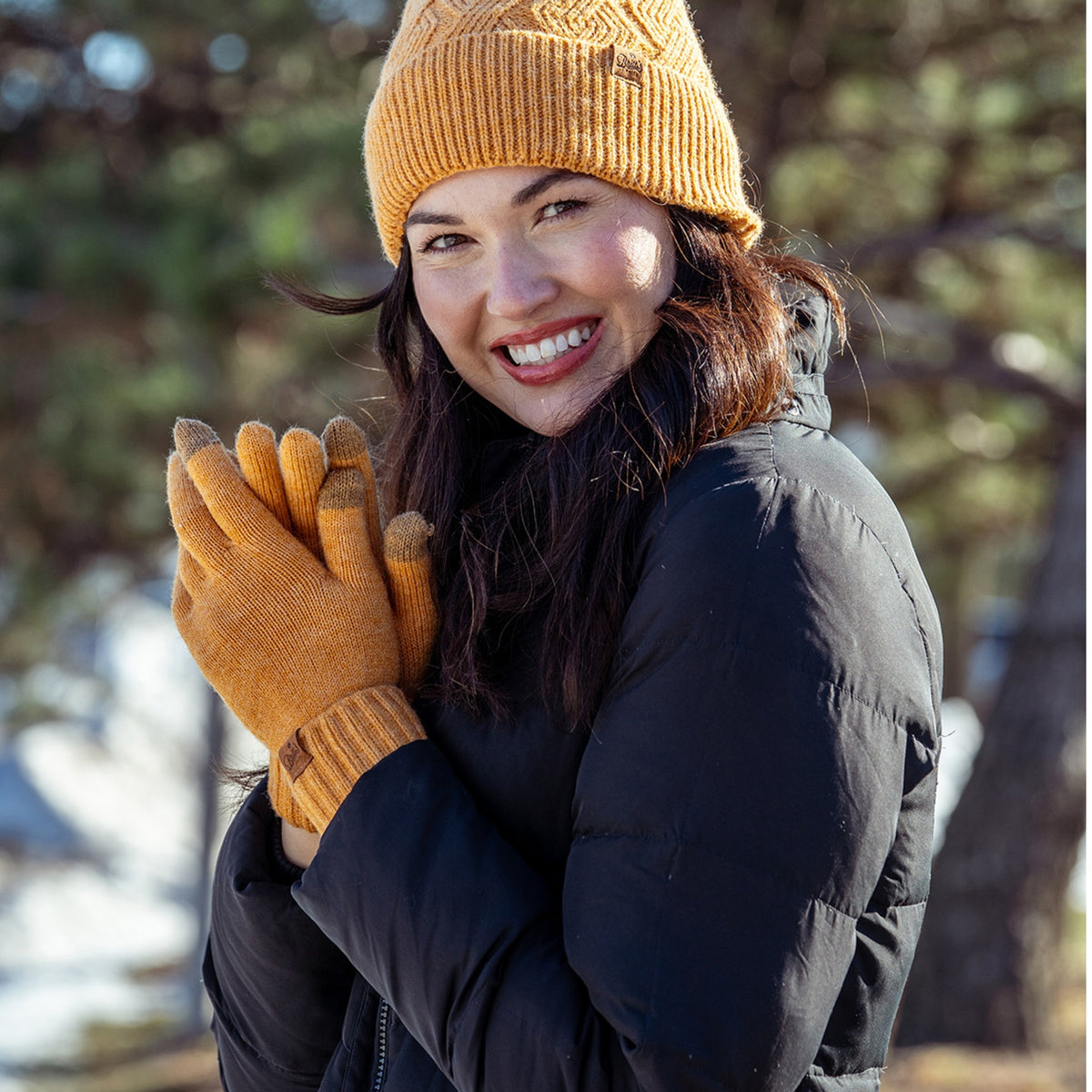 Britt's Knits Mainstay Touchscreen Knit Gloves with Cuffed Wrist