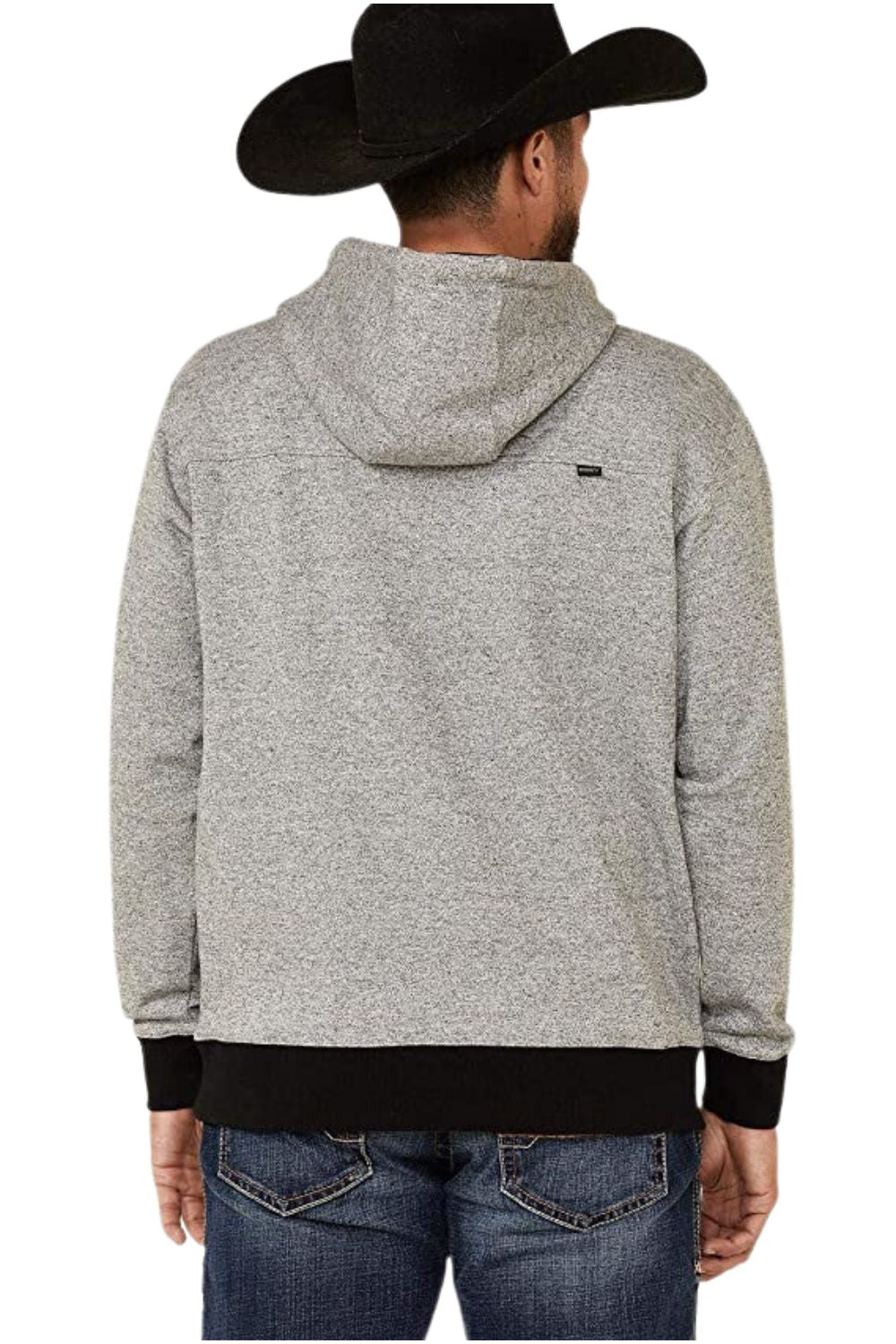 Hooey Mens Patriot Logo Graphic Grey Heather Hoodie