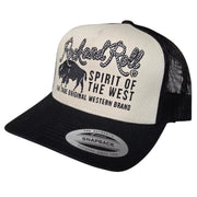 Rock n Roll Denim Spirit of the West Logo Adjustable Snapback Cap Hat, Natural