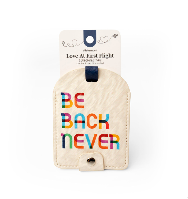 Olivia Moss Love At First Flight Luggage Travel Tag