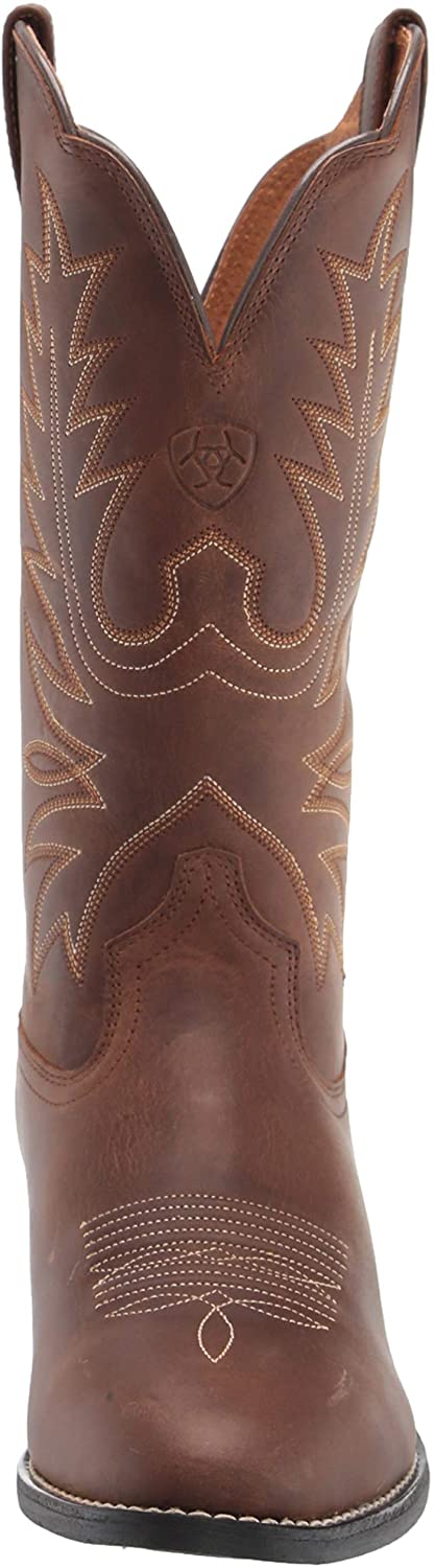Ariat Womens Heritage Leather Round Toe Western Boots