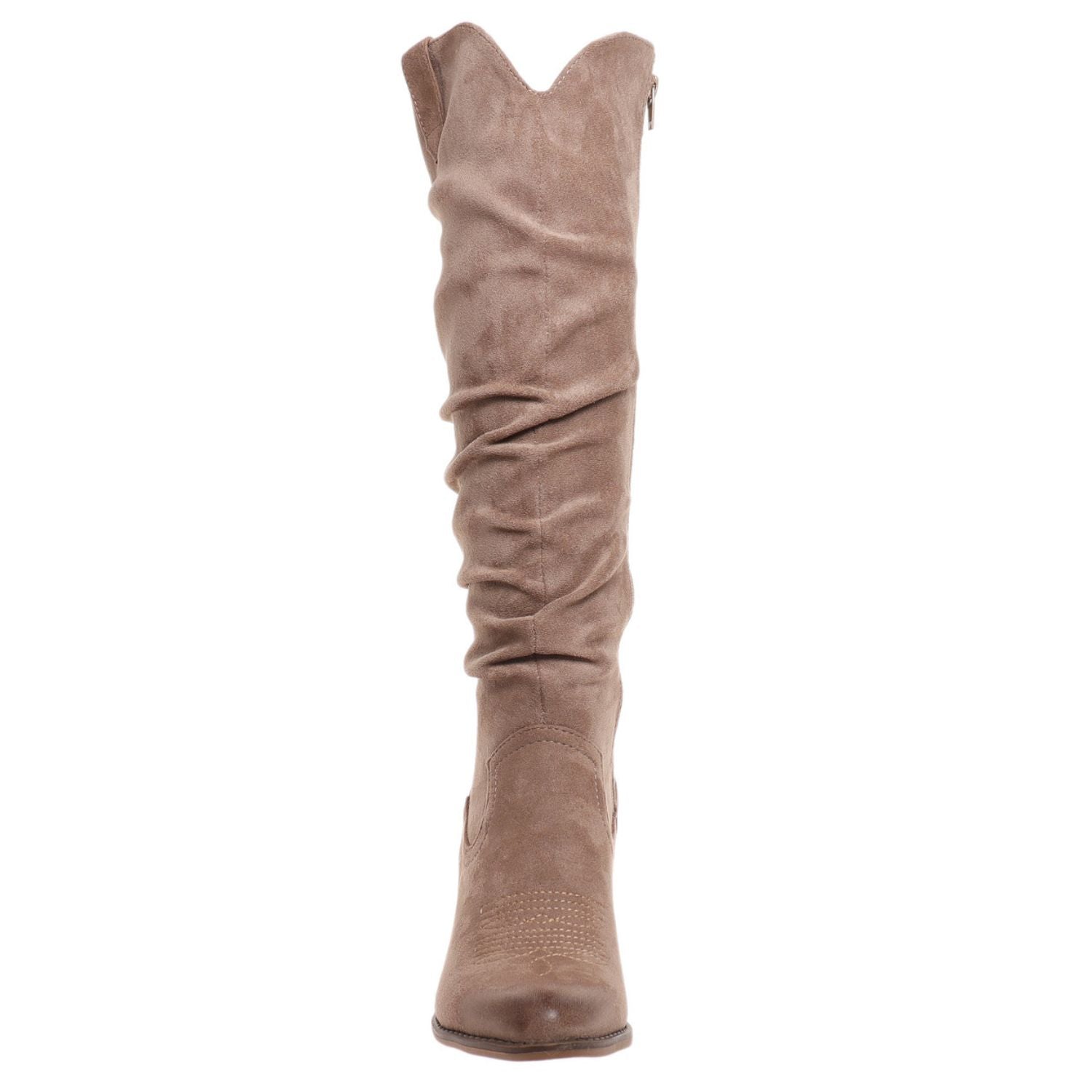 Pierre Dumas Womens Whitney-4 Pull On Tall Boots, Taupe