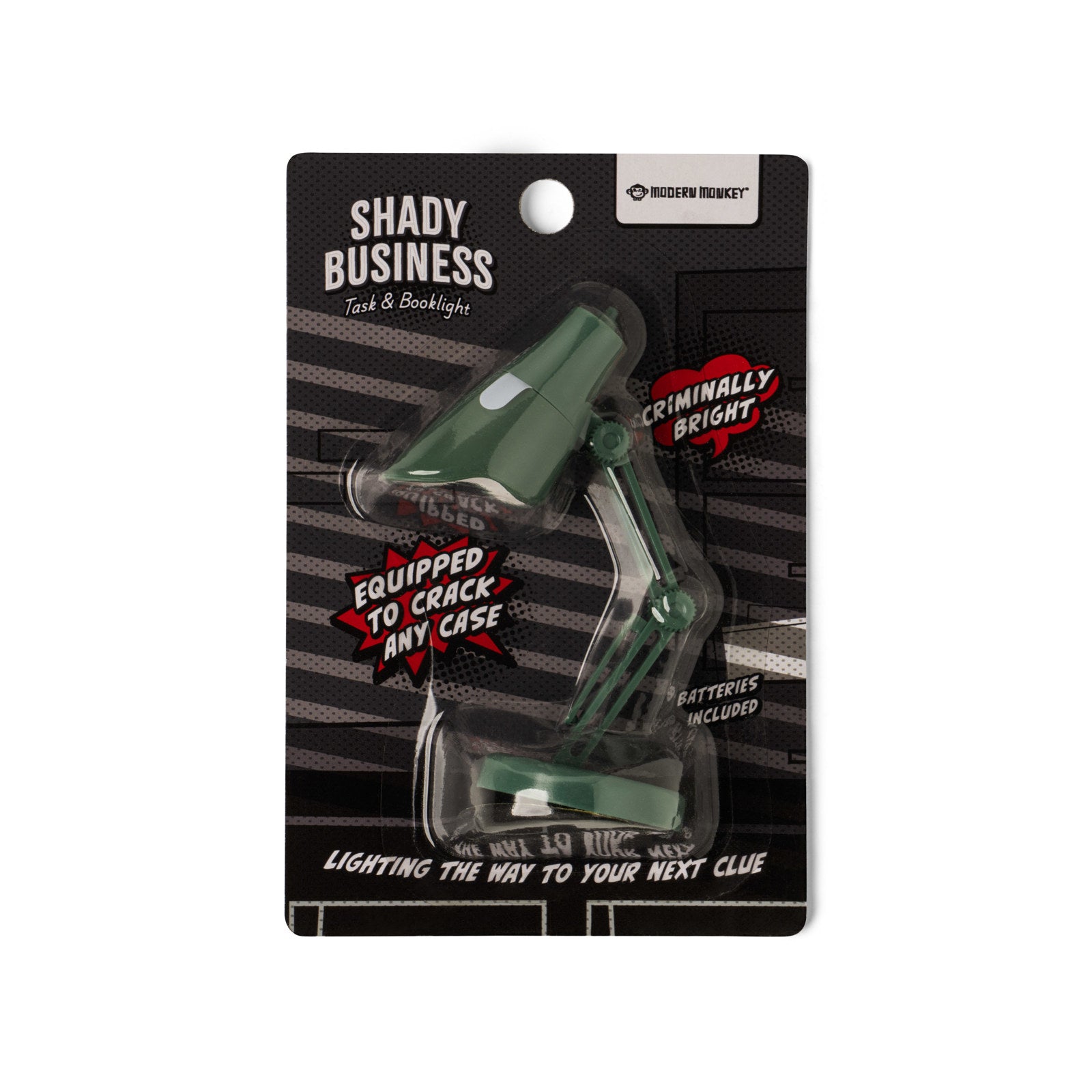 Modern Monkey Shady Business Task & Booklight Mini LED Lamp Light