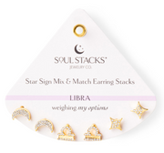 Soul Stacks Star Sign Mix & Match Earring Stacks