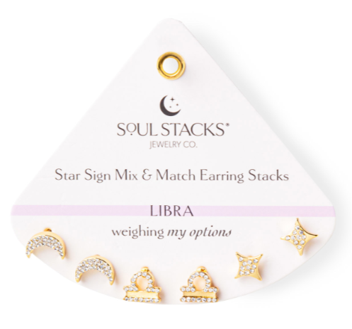 Soul Stacks Star Sign Mix & Match Earring Stacks