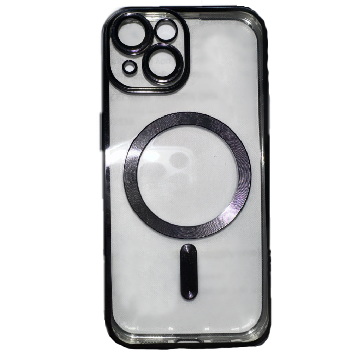 Transparent Magnetic Wireless Charging Phone Case For IPhone 15