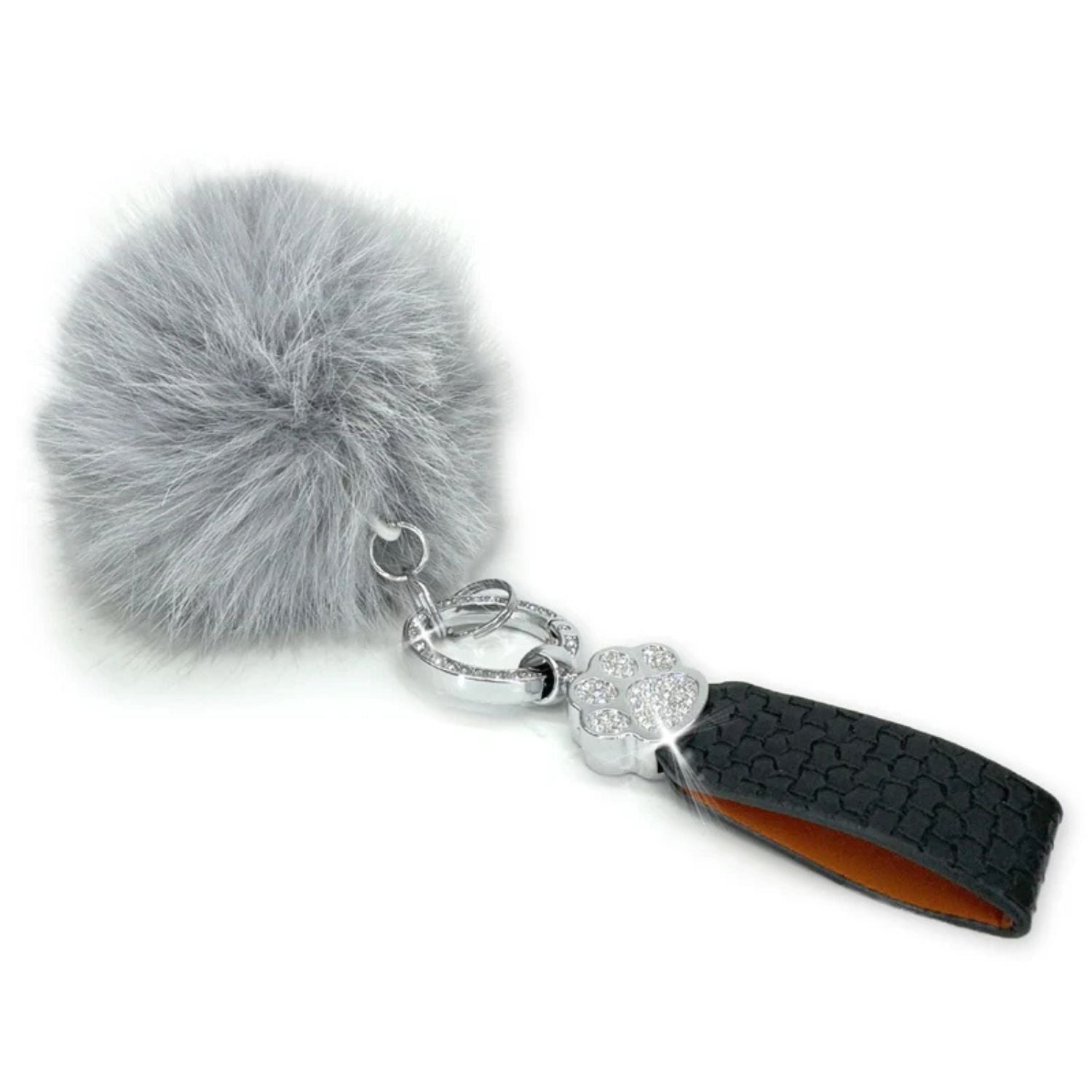 Jacqueline Kent Faux Fur Fantasy Pendant Keychain