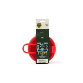 Bunkhouse Hiking Camping Waterfall Woods Collapsible Canteen Silicone Cup